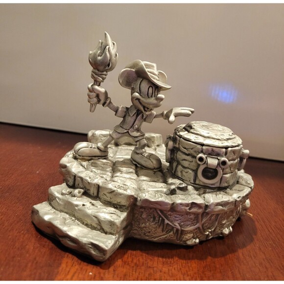 Disneyana 1999 Safari Adventure Convention Mickey Mouse and the Treasure Figure - Picture 2 of 14